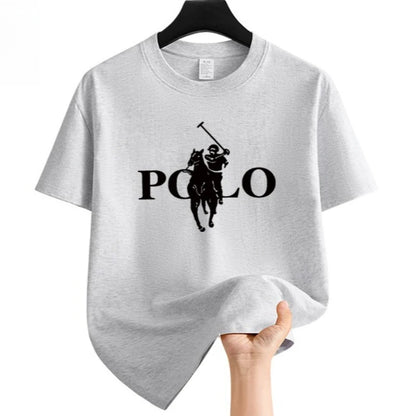 Besticktes Baumwoll-T-Shirt