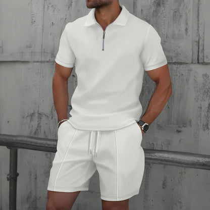 Waffelstrick Zip-Set