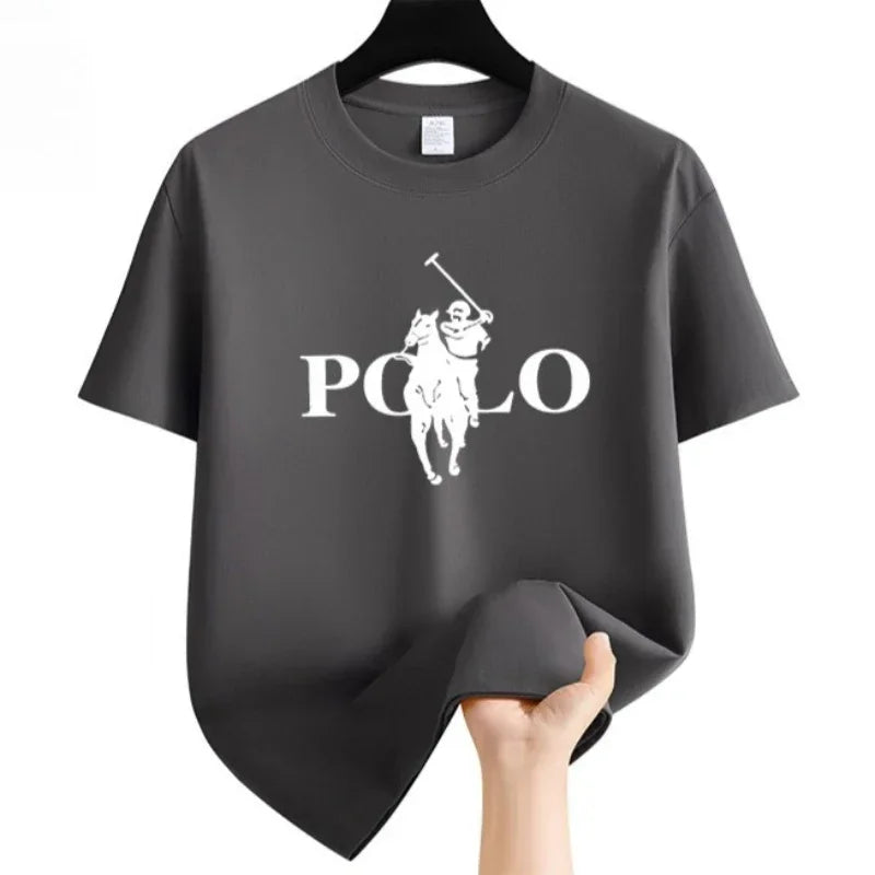 Besticktes Baumwoll-T-Shirt