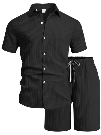 Amalfi Sommer-Set – Hemd & Shorts