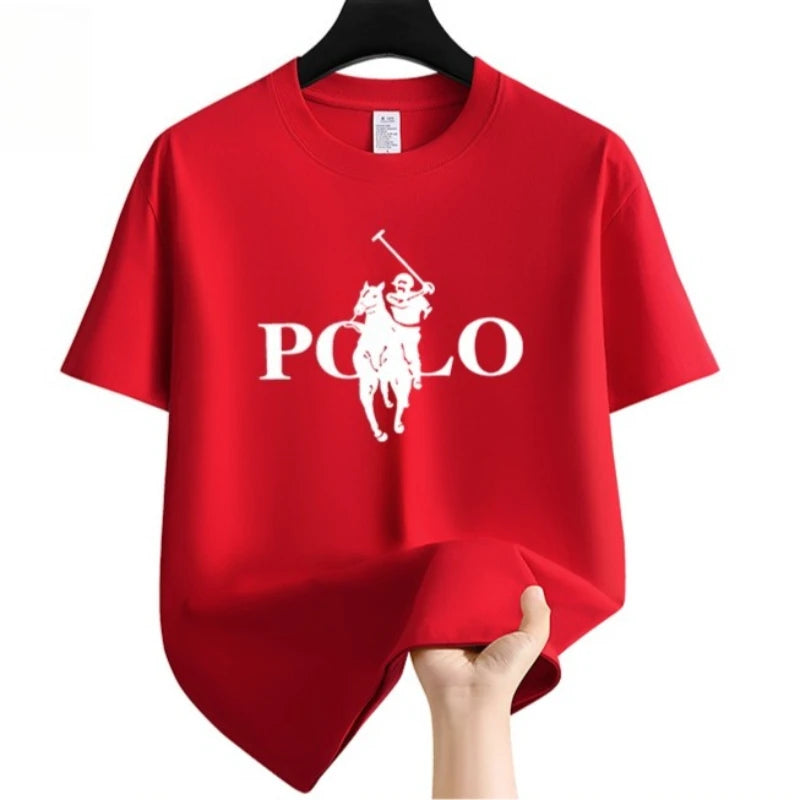 Besticktes Baumwoll-T-Shirt