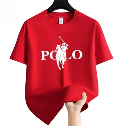 Besticktes Baumwoll-T-Shirt