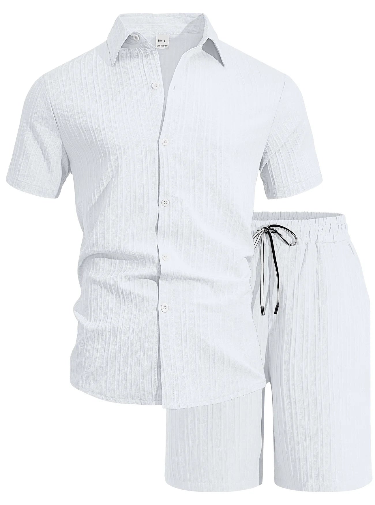 Amalfi Sommer-Set – Hemd & Shorts