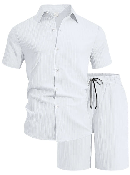 Amalfi Sommer-Set – Hemd & Shorts