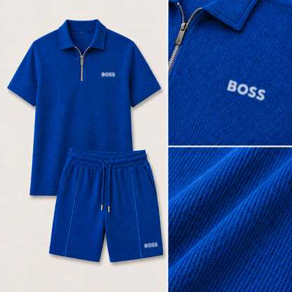 Sportliches Zip-Polo-Set (1 KAUFEN, 1 GRATIS) - Sommeraktion